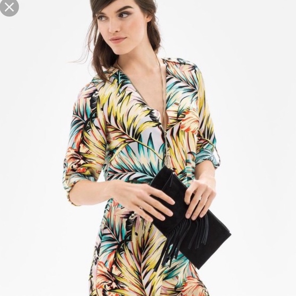 Limited tropical print romper XS